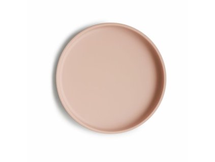 Mushie Classic silikonovy tanier s prisavkou Blush MCSP1001 810052467405