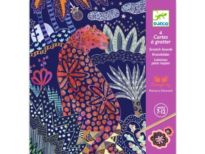 dj09728 vyskrabovacie obrazky divoka afrika