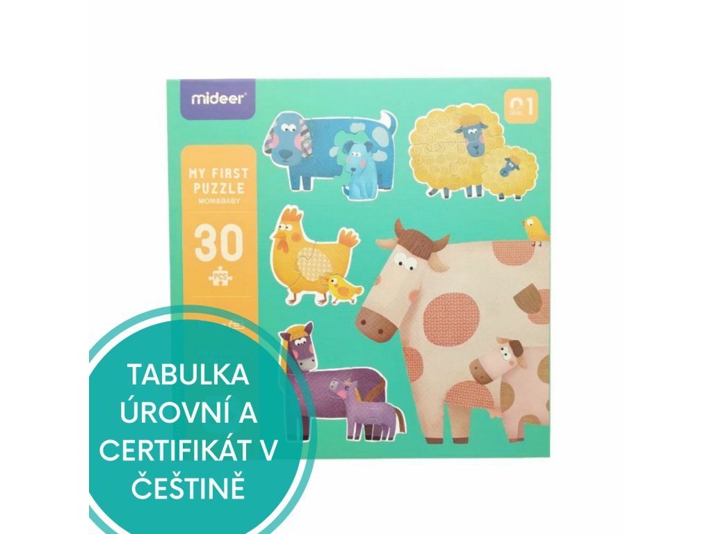 Mideer Moje prvé puzzle- Mama a dieťa