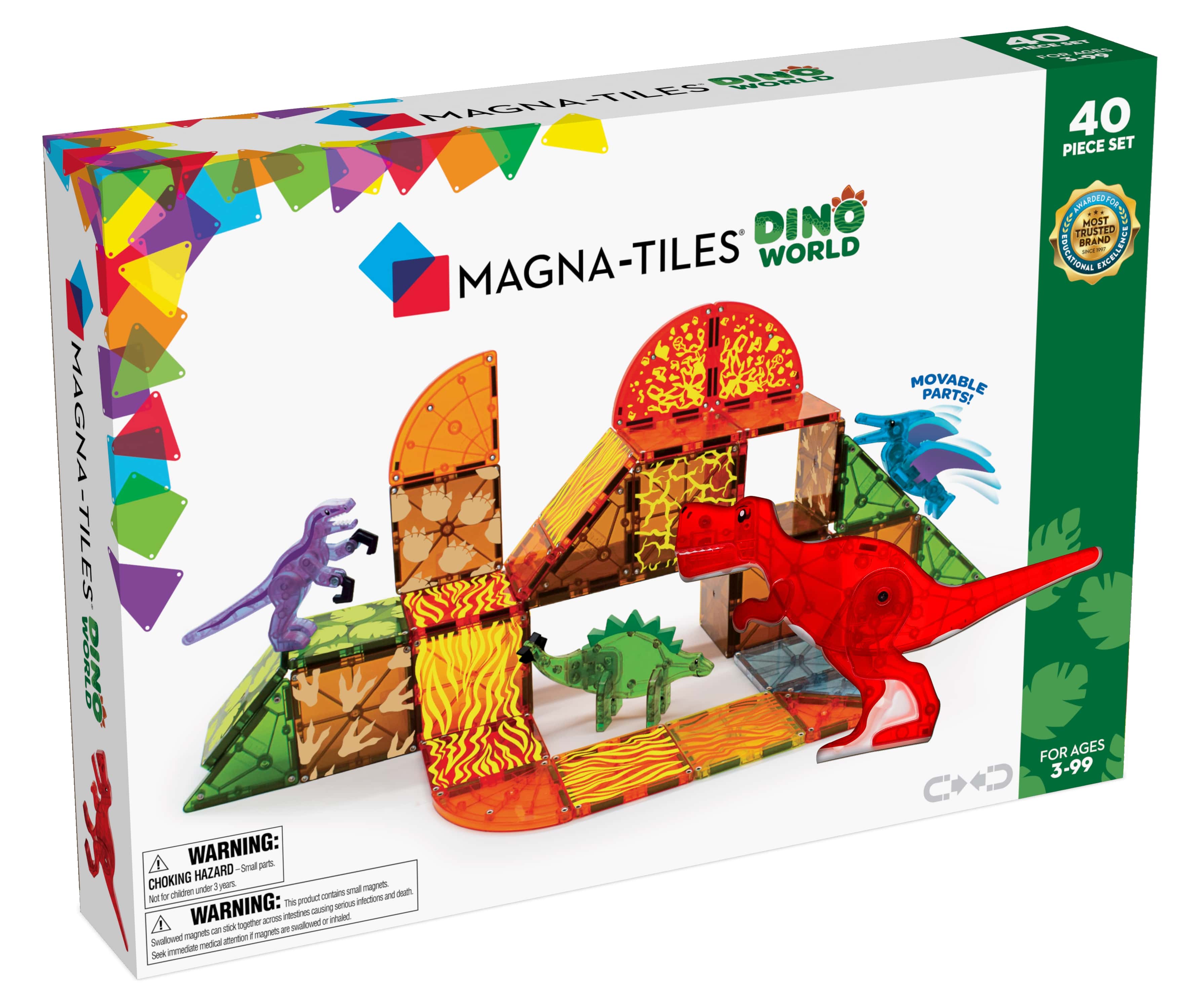 Magnetická stavebnica Dino 40 dielov