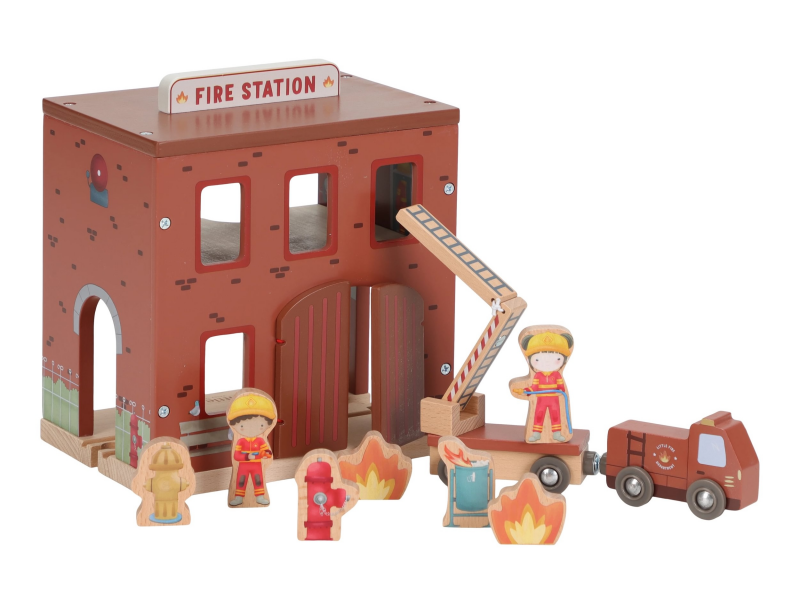 Hasičská stanica drevená