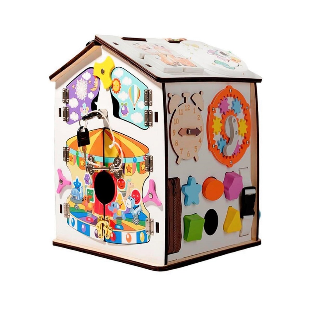 2Kids Toys Activity board Domček biely