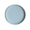 Mushie Classic silikonovy tanier s prisavko Powder Blue 810052467481 MCSP1009 Top