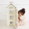 H150 cherry tree hall 2021 boy girl playing with dolls house door open