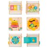 PL105 Petit Activity Cube Interactive Musical Learning Wooden Toddler Toy Sides