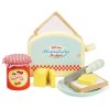 TV287 Toaster Breakfast Bread Jam Butter Wooden Toy