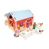 TV417 Red Barn with Sunny Farm Animals