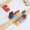 TV700 Royal Express Train Track Red Car Level Crossing