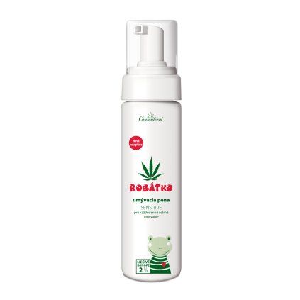 Cannaderm Robátko – umývacia pena Sensitive 200 ml