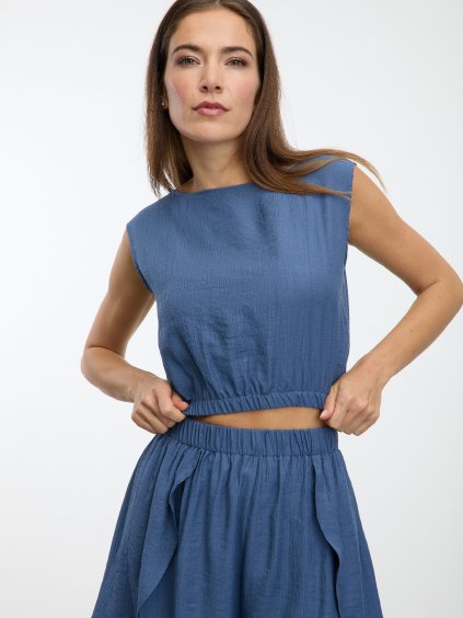 SIMPO modro-šedý top Sands