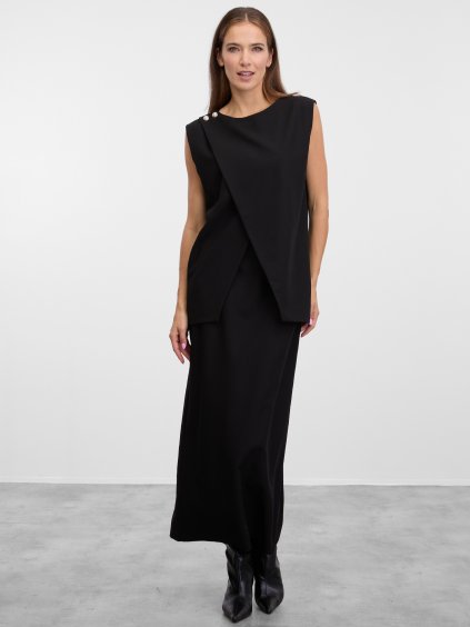 SIMPO černá pouzdrová sukně Casey