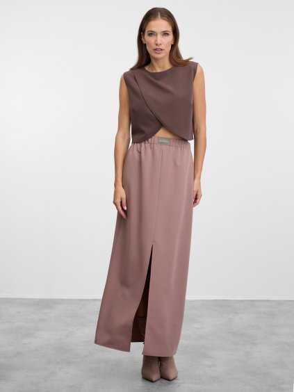 SIMPO cappuccino maxi sukně Alto