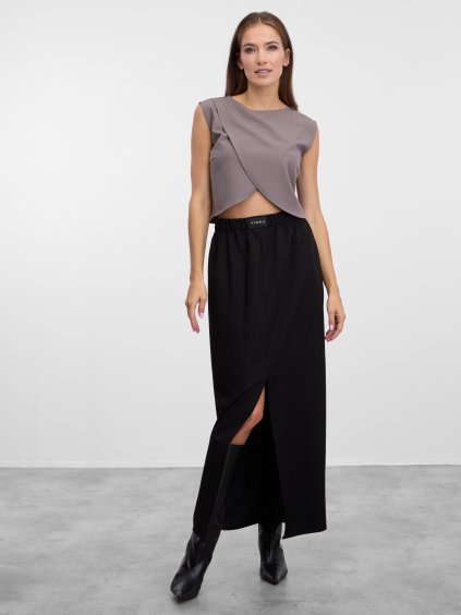 SIMPO černá maxi sukně Alto