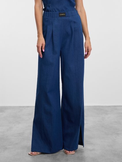 SIMPO tmavě modré kalhoty Denim Chick