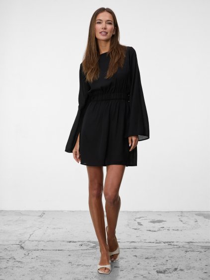 SIMPO krátké černé šaty Aura Sands