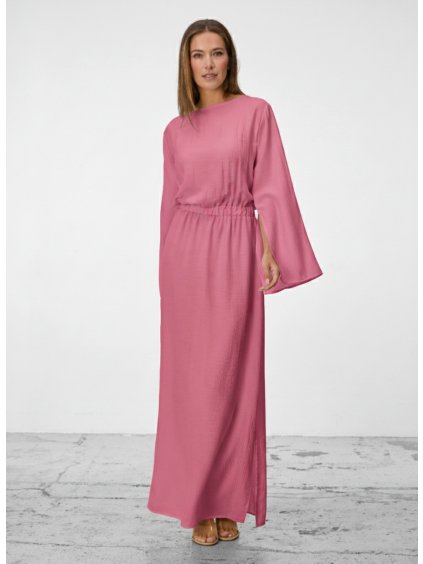 SIMPO dlouhé korálové šaty Aura Sands