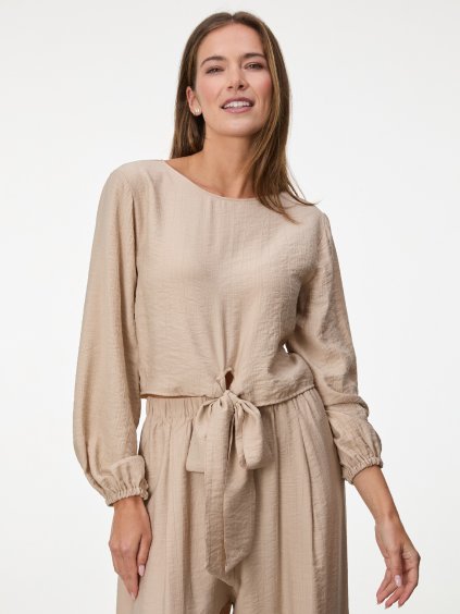 SIMPO béžová košile Shell Sands