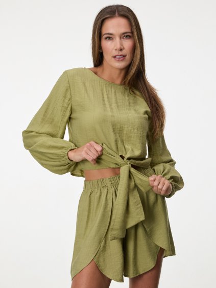 SIMPO pistáciová košile Shell Sands