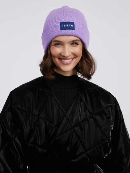SIMPO fialová čepice Classy