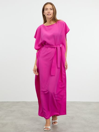 SIMPO fuchsiové maxi šaty Havana