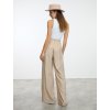 SIMPO béžové široké kalhoty Sands