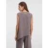 SIMPO šedohnědé triko Diagonal