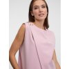 SIMPO pudrově růžový top Side s knoflíčky