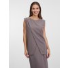 SIMPO šedohnědý top Side s knoflíčky