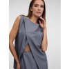 SIMPO šedý melange top Side s knoflíčky
