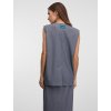 SIMPO šedý melange top Side s knoflíčky