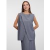 SIMPO šedý melange top Side s knoflíčky