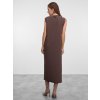 SIMPO čokoládově hnědé šaty Venturo
