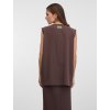 SIMPO hnědý top Side s knoflíčky