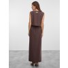 SIMPO hnědá maxi sukně Alto