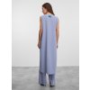 SIMPO dlouhá světle šedá tunika Barcelona bez rukávů