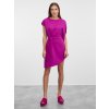 SIMPO fuchsiové šaty Storm s páskem