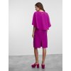 SIMPO fuchsiové šaty Festa v midi délce