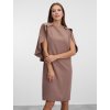 SIMPO cappuccino šaty Festa v midi délce