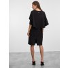 SIMPO černé šaty Festa v midi délce