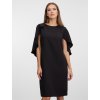 SIMPO černé šaty Festa v midi délce