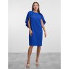 SIMPO modré šaty Festa v midi délce