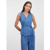 SIMPO světle modrá vesta Denim Chick