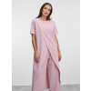 SIMPO pudrově růžová tunika Barcelona s rukávy
