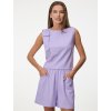 SIMPO lněný fialový top Brisa Mar