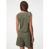 SIMPO lněný khaki top Brisa Mar