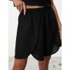 SIMPO lněné černé kraťasy Sola Mar