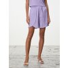 SIMPO lněné fialové kraťasy Sola Mar