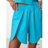 SIMPO lněné tyrkysové kraťasy Sola Mar