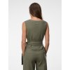 SIMPO lněný khaki top Clara Mar