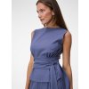SIMPO lněný modrý top Clara Mar